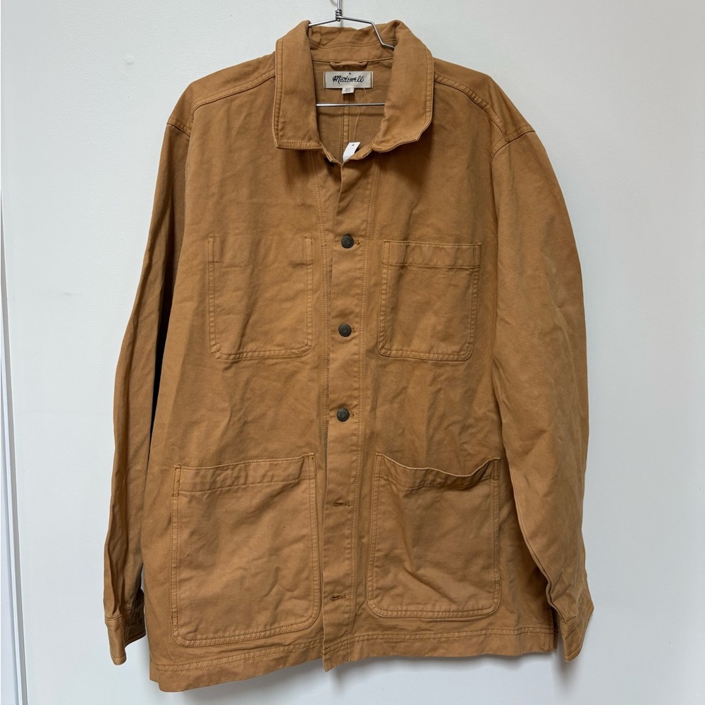 NWT Madewell Garment-Dyed Canvas Chore Jacket Size XL - Picture 2 of 13